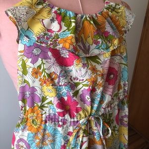Floral Halter Top Summer Dress Small